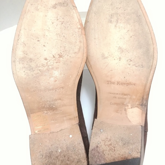 The Kooples - Men Brown Suede Chelsea Boots - SOLD - Picture 8 of 8